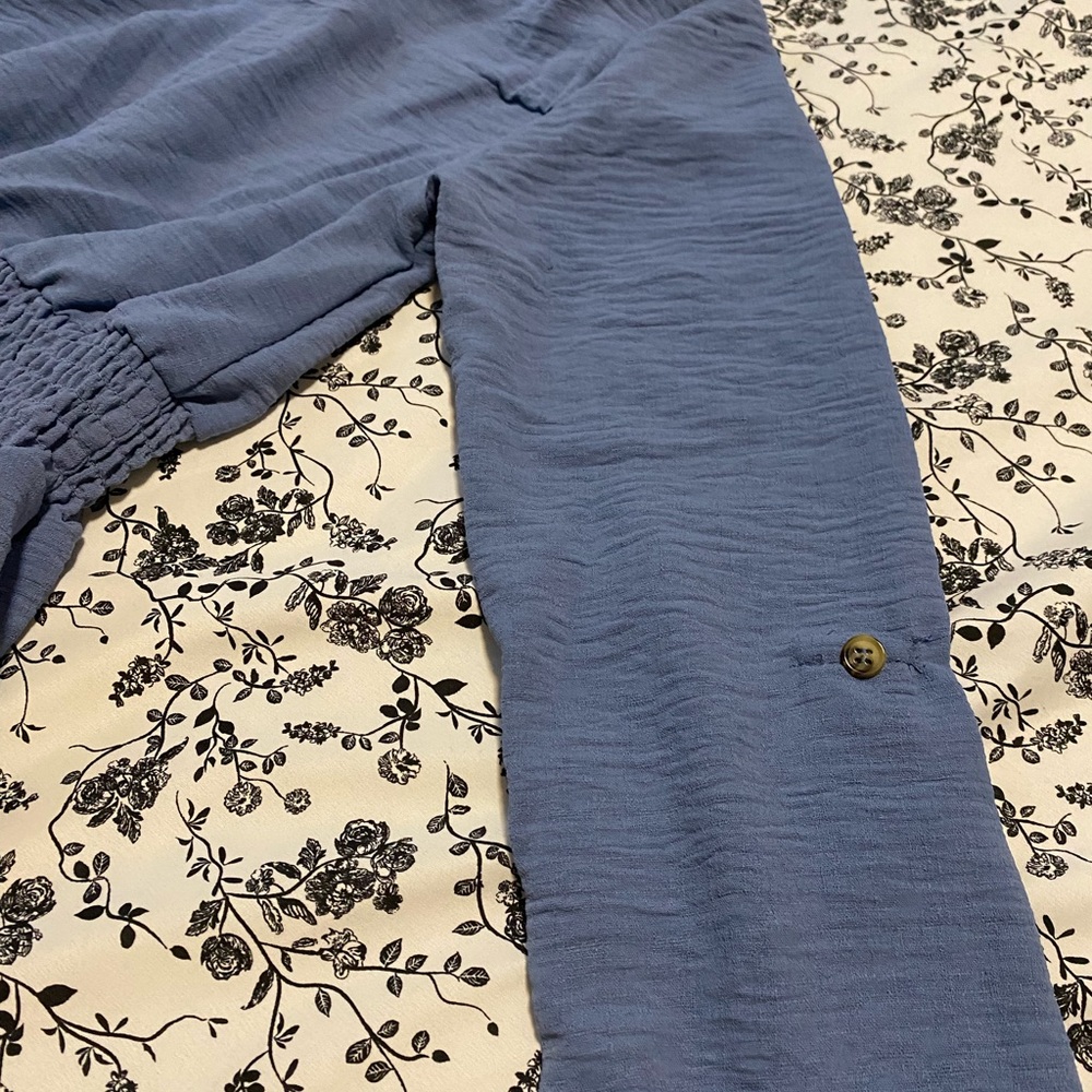 No Comment Blue Tunic With Buttons - Picture 3 of 6
